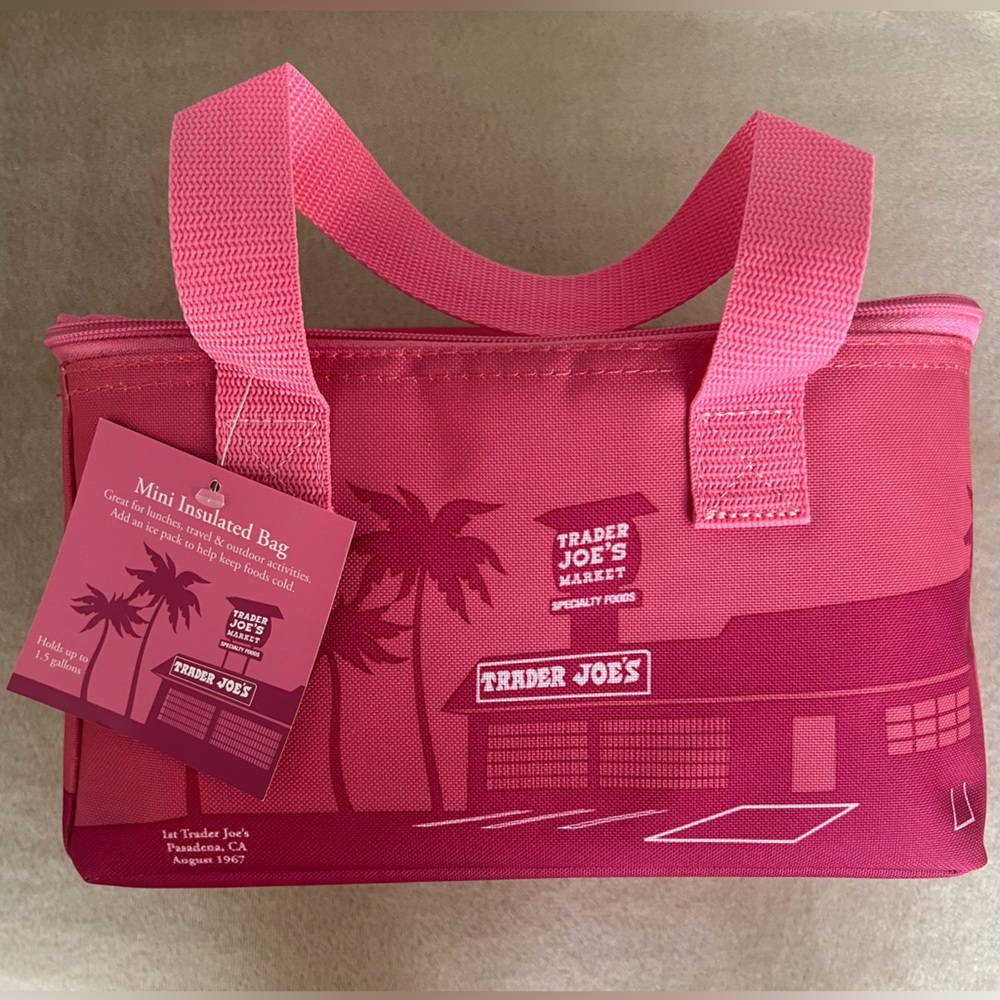 Trader Joe’s Mini Insulated Bag in Pink